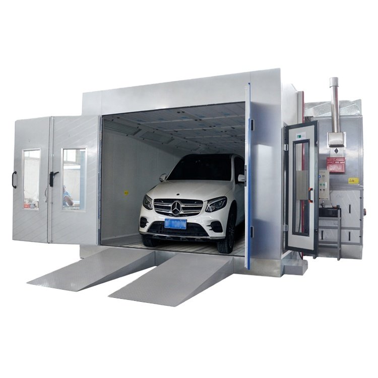 New Product Car Spray Booth Standard Electric Heating Car Spray Painting and Baking Drying Cabins Box Booth Room for Cars Spray